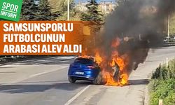 Samsunsporlu oyuncuya Galatasaray dönüşünde büyük şok: Kiralık araç alev aldı