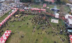 Tekirdağ'da o mahallede şölen havası! Tonlarca ürün ücretsiz dağıtıldı: Binlerce kişi aynı halkada buluştu!