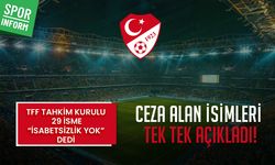 TFF bahis soruşturmasında 29 isme “İsabetsizlik yok” dedi: Ceza alan isimleri tek tek açıkladı!