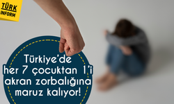 Türkiye’de her 7 çocuktan 1’i akran zorbalığına maruz kalıyor