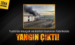 Tuzla'da korkutan fabrika yangını!