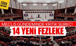 Meclis gündeminde kritik süreç! 14 yeni fezleke