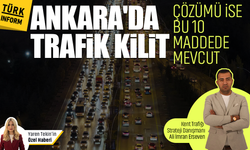 Ankara'da trafik kilit! Çözümü ise bu 10 maddede mevcut