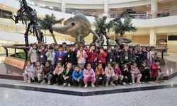 Keçiören'de minik kaşifler milyonlarca yıllık geçmişin izini sürdü!