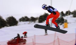 Erzincan Ergan Dağı'nda Snowboard Cross Avrupa Kupası heyecanı