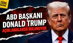 ABD Başkanı Donald Trump, açıklamalarda bulunuyor