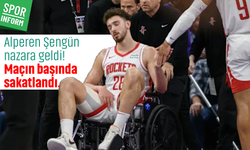 Alperen Şengün nazara geldi! Maçın başında sakatlandı...