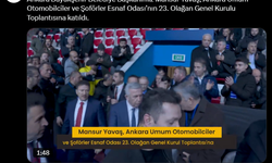 Mansur Yavaş, Ankara Umum Otomobilciler ve Şoförler Esnaf Odası genel kuruluna katıldı