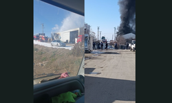 Ankara'da geri dönüşüm fabrikasında yangın çıktı