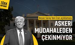 Beyaz Saray'dan tehdit gibi açıklama: "İran’a yönelik hava saldırıları başkan Trump için masada.”