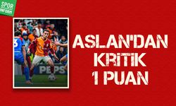 Aslan'dan kritik 1 puan