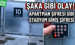 Bu kadarına da pes: Atalanta maçında kapı şifresi gündem oldu