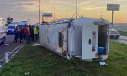 Aydın-Denizli yolunda feci kaza: İşçi servisi yan yattı, 16 yaralı!