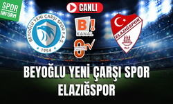 Beyoğlu Yeni Çarşı - Elazığspor CANLI MAÇ İZLE | TFF 2. Lig