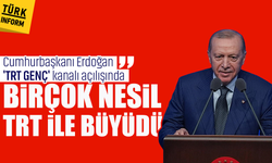Cumhurbaşkanı Erdoğan 'TRT GENÇ' kanalı açılışında: "Birçok nesil TRT ile büyüdü"