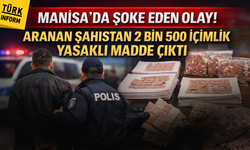 Manisa'da şoke eden olay! Aramada 2 bin 500 içimlik uyuşturucu çıktı