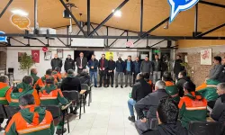 Çankaya’da yeni yılın ilk ziyaretleri temizlik emekçilerine