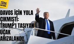Davos için yola çıkmıştı: Trump'ı taşıyan uçak arızalandı