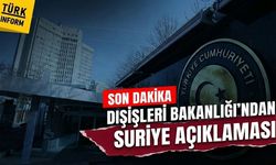 Dışişleri Bakanlığı'ndan Suriye'deki anlaşmaya ilişkin açıklama