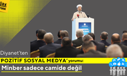 Diyanet İşleri Başkanı'ndan 'pozitif' sosyal medya yorumu: Minber sadece camide değil