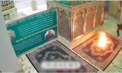 İran'daki protestocular İmam Rıza'nın kardeşinin kabrini yaktı