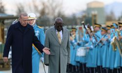 Erdoğan'dan, Nijerya Cumhurbaşkanı Tinubu’ya devlet töreni