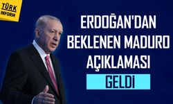 Erdoğan'dan beklenen Maduro açıklaması geldi