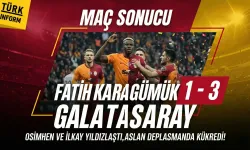 Fatih Karagümrük - Galatasaray: 1-3 | Maç sonucu