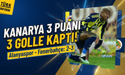 Fenerbahçe Alanya'da 3-2 kazandı: Puan farkı bire indi