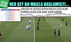 Şut çekilmeyen maçta ceza alan futbolcular için kritik karar: Cezalarda indirime gidildi!