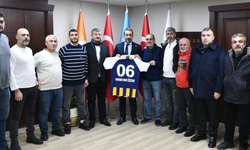 Ankaragücü tribünlerinden dikkat çeken ziyaret