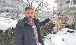 Bartın'da korkutan heyelan! Evler ve yollar hasar gördü