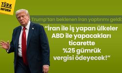 Trump’tan beklenen İran yaptırımı geldi: İran ile iş yapan ülkeler ABD'ye yüzde 25 gümrük vergisi ödeyecek!