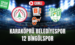 Karaköprü Belediyespor - 12 Bingölspor CANLI MAÇ İZLE | TFF 3. Lig