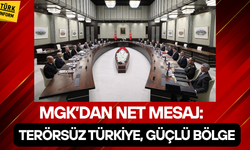 MGK’dan net mesaj: Terörsüz Türkiye, güçlü bölge