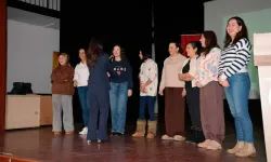 Okullara verilen arada Mamak'taki kreş eğitmenlerine hizmet içi eğitim