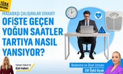 Masabaşı çalışanlar dikkat: Ofiste çalışırken geçen yoğun saatler tartıya nasıl yansıyor?