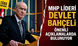 MHP lideri Devlet Bahçeli önemli açıklamalarda bulunuyor