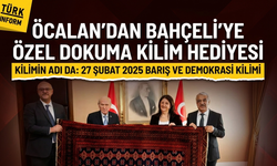 Öcalan'dan Bahçeli'ye özel dokuma kilim hediyesi