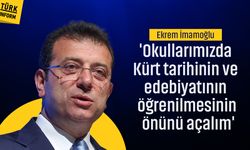 Ekrem İmamoğlu: 'Okullarımızda Kürt tarihinin ve edebiyatının öğrenilmesinin önünü açalım'