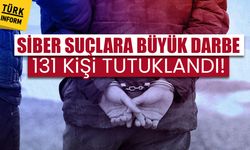 Siber suçlara büyük darbe: 131 kişi tutuklandı