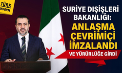 Suriye Dışişleri Bakanlığı: Anlaşma çevrimiçi imzalandı ve yürürlüğe girdi