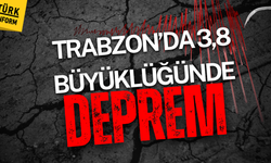 Trabzon’da 3,8 ile sallandı: Olumsuz durum yok