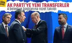 AK Parti'ye 4 yeni isim! Cumhurbaşkanı Erdoğan rozetlerini taktı