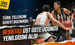 Türk Telekom seriyi bozmadı: Beşiktaş üst üste üçüncü yenilgisini aldı