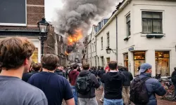 Hollanda Utrecht'te patlama: Kent merkezinde tahliye alarmı verildi!