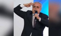 Tepkilere rağmen yineledi: Hasan Ufuk Çakır ikinci kez Cumhurbaşkanı Erdoğan'a asker selamı verdi!