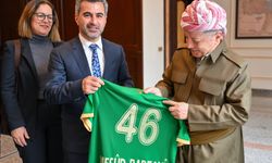 Amedspor’dan Mesud Barzani’ye ziyaret