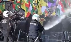 Belçika polisinden YPG/SDG yandaşlarına sert müdahale!