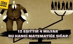 12 eşittir 4 milyar bu hangi matematiğe sığar